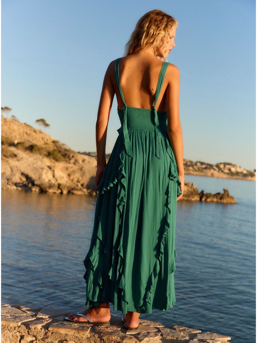 Free People Marsai Maxi Dress in Bayou - Picture 2 of 8